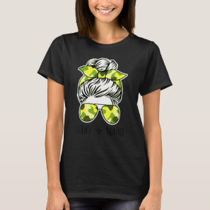 Camiseta Office Squad Administrative Assistant Messy Bun 2