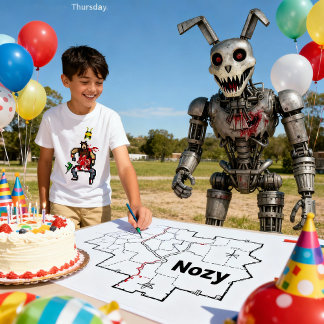 Camiseta Official Citra Nosey Robot Shirt