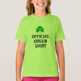 Camiseta Official Green Shirt for St. Patrick's Day T-Shirt