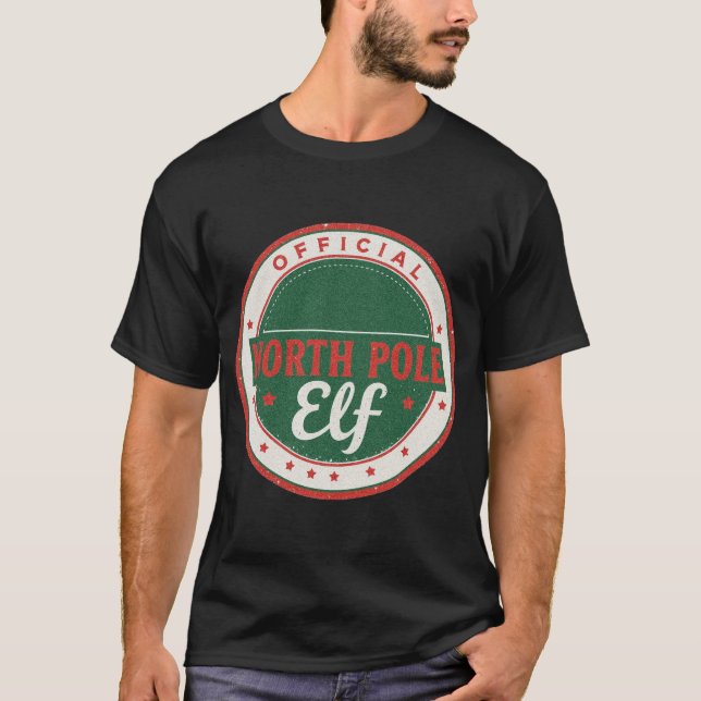 Camiseta Official North Pole Elf (Frente)