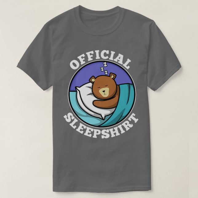 Camiseta Official sleepshirt bear1106 (Frente do Design)