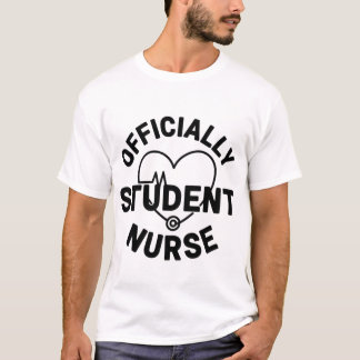 Camiseta Officially Student Nurse Heart Stethoscope