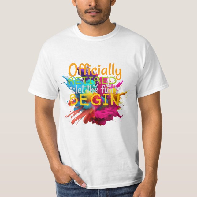 Camiseta Officiellement retraité ! (Frente)