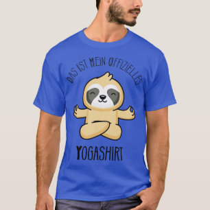 Camiseta Offizelles Yogashirt Lustiges Yoga Faultier