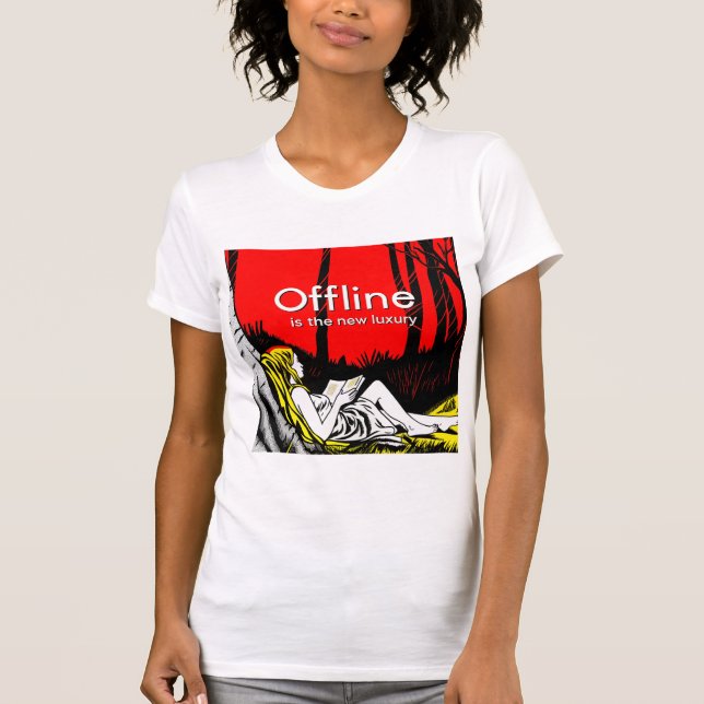 Camiseta Offline É o Novo Luxo (Frente)
