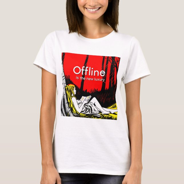 Camiseta Offline É o Novo Luxo (Frente)