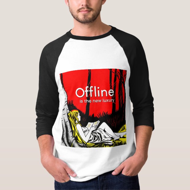 Camiseta Offline É O Novo Luxo (Frente)
