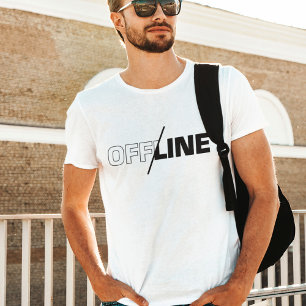 Camiseta Offline Geek Humor T-Shirt