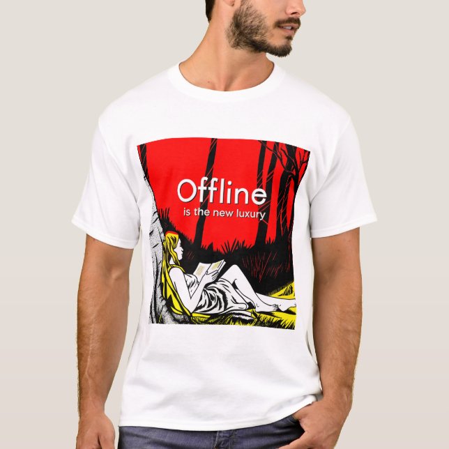 Camiseta Offline Is The New Luxury (Frente)