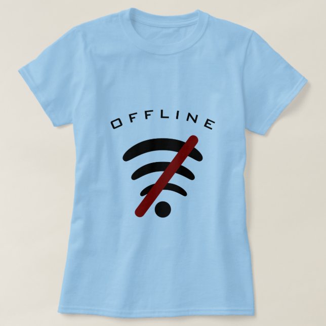 Camiseta Offline - Personalizável - (Frente do Design)