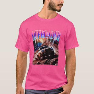Camiseta OFFROADER 4x4 do terreno de modismo
