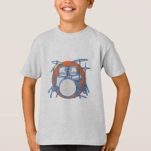 Camiseta Offset do jogo do cilindro