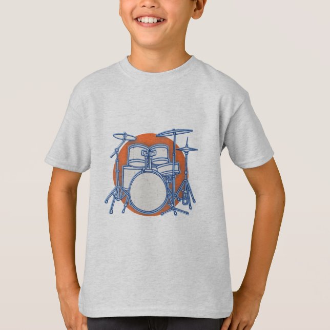 Camiseta Offset do jogo do cilindro (Frente)