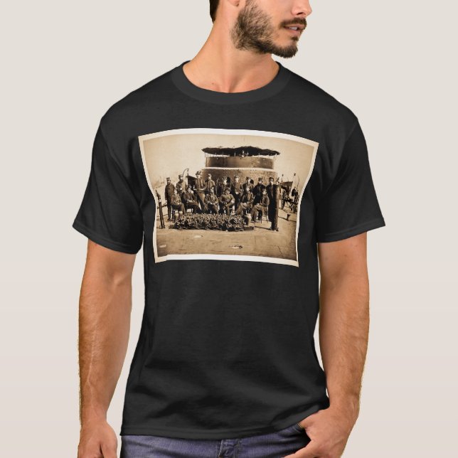 Camiseta Oficiais na plataforma da guerra civil do monitor (Frente)