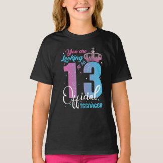 Camiseta Oficial 13 Adolescente 13 Aniversário