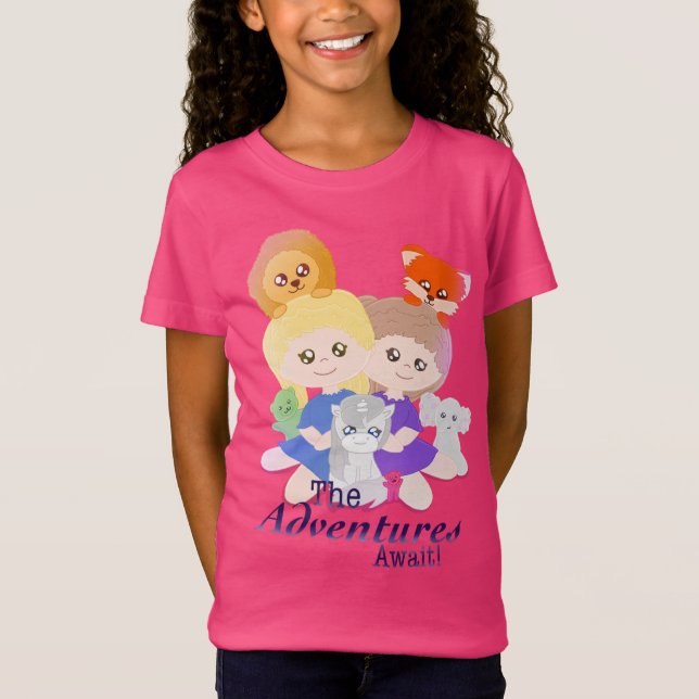 Camiseta Oficial "As Aventuras Esperam" (Frente)