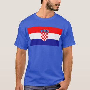 Camiseta Oficial da Bandeira da Croácia   Nacional