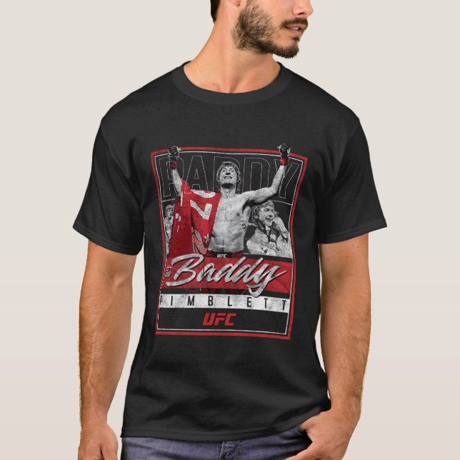 Camiseta Oficial Da Ufc Paddy The Baddy Pimblett (Frente)