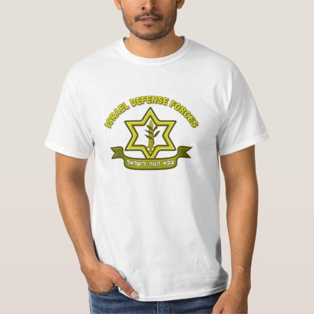 Camiseta Oficial DAS Forças de Defesa de Israel (Frente)