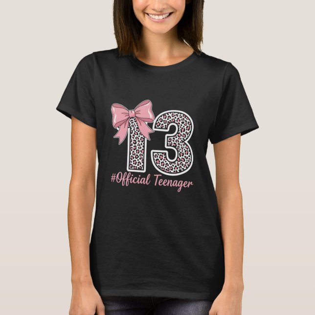 Camiseta Oficial de Adolescente “13” com Estampa d (Frente)