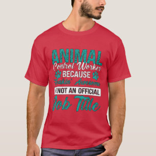 Camiseta Oficial de Animais Controlador de Animais Ama Resg