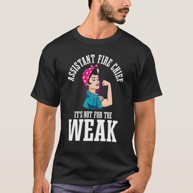 Camiseta Oficial de Bombeiros Assistente Não é para (Frente)