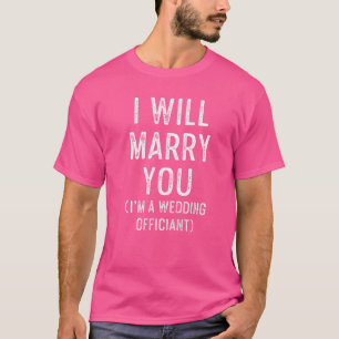Camiseta Oficial de Casamento Você Ordenado Pela Internet M
