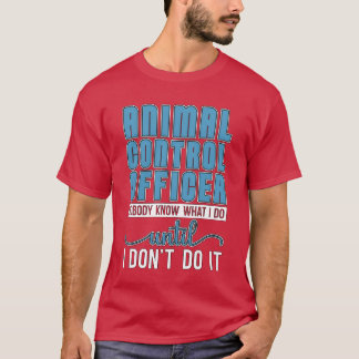 Camiseta Oficial de Controle de Animais Oficial de Captura