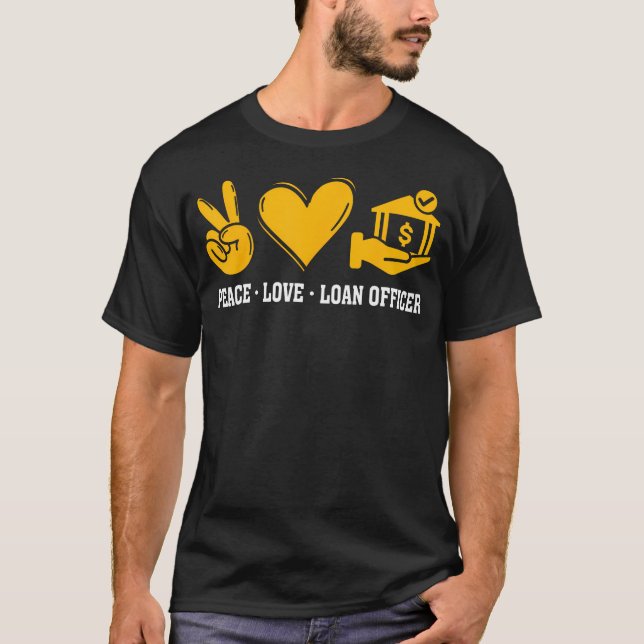 Camiseta Oficial de Empréstimo Paz Amor (Frente)