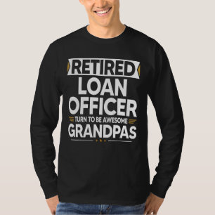 Camiseta Oficial De Empréstimos Aposentado Vira-Se Para Ser