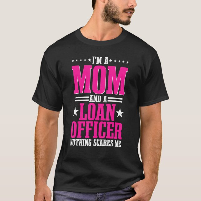 Camiseta Oficial de empréstimos Mãe Bank Teller Mortgagee B (Frente)