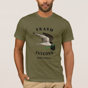 Camiseta Oficial de Falcões de Lixo - Azeitona