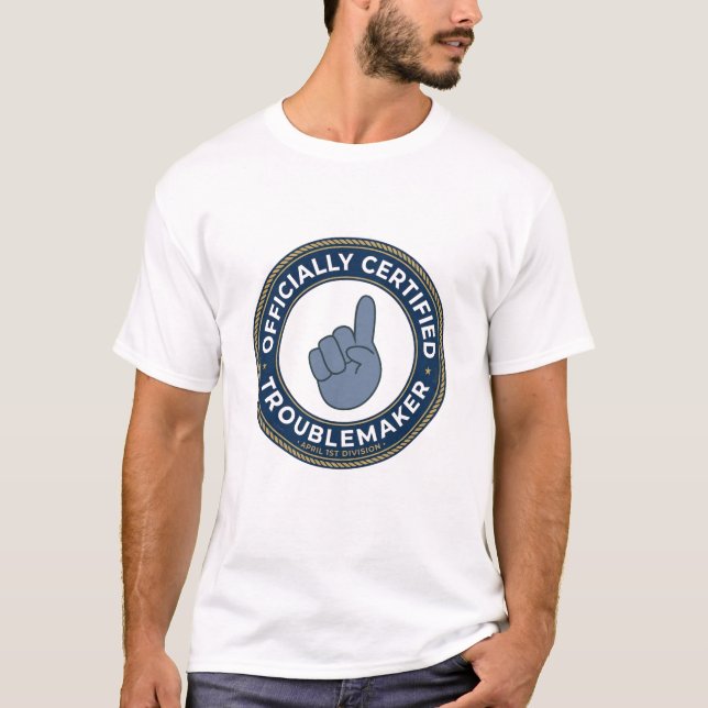 Camiseta Oficial de Insígnia de Criador de Problem (Frente)
