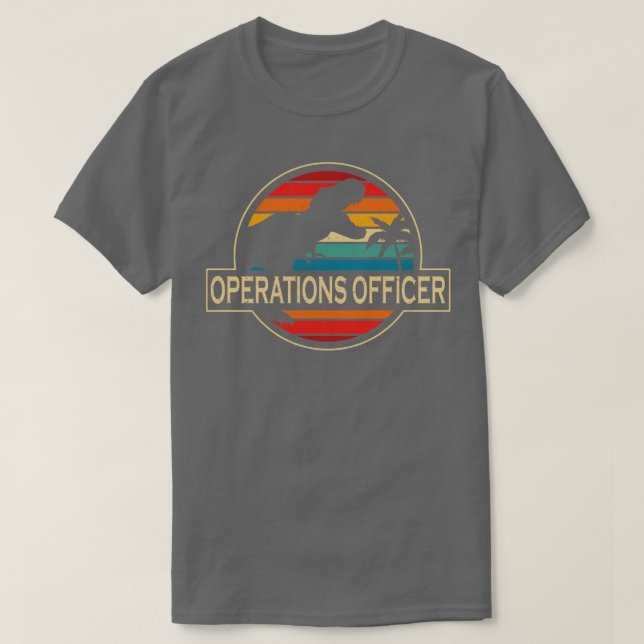 Camiseta Oficial de Operações Dinossauro (Frente do Design)