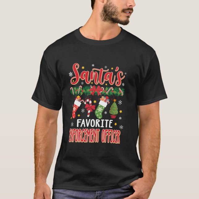 Camiseta Oficial de papais noeis Santa Hat Xma (Frente)