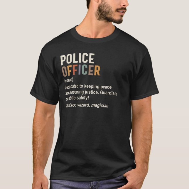 Camiseta Oficial de Polícia (Frente)