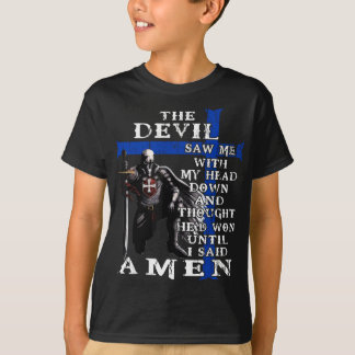 Camiseta Oficial de Polícia Cavaleiro Templário - O Diabo M