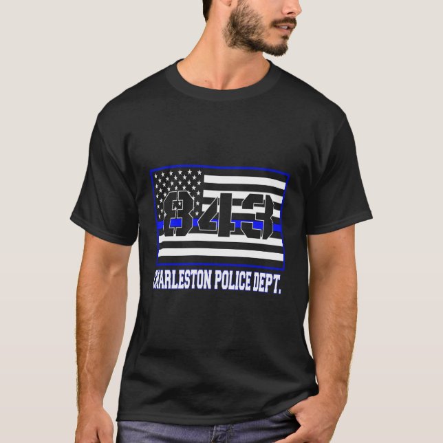 Camiseta Oficial de Polícia da Carolina do Sul da Carolina  (Frente)