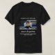 Camiseta Oficial de polícia falhou EOW Thin Blue Line (Frente do Design)