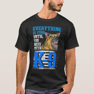 Camiseta Oficial de Polícia K9 e Cão Policial