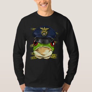 Camiseta Oficial de Polícia Sapo PD Polícia Cena do Crime S