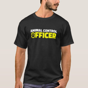 Camiseta Oficial de Resgate do Controle de Animais   Cão Pr