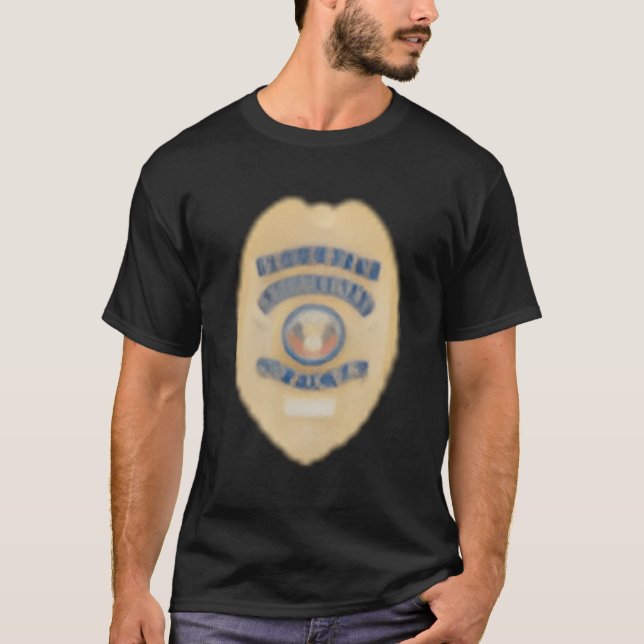 Camiseta Oficial de Segurança Força Crachá Polícia Guarda U (Frente)