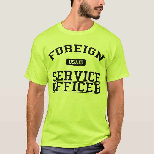 Camiseta Oficial de serviço estrangeiro - USAID (Frente)
