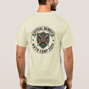 Camiseta Oficial do Acampamento de Matemática 2025