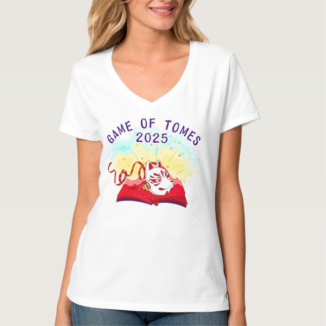 Camiseta Oficial do Jogo de Tomos 2025 (Frente)