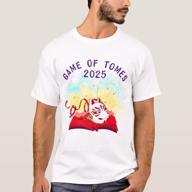 Camiseta Oficial do Jogo de Tomos 2025 (Frente)