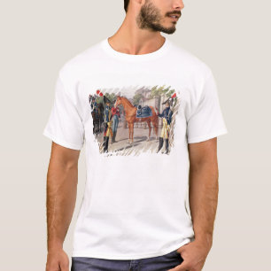 Camiseta Oficial e guarda da guarda real em 1826
