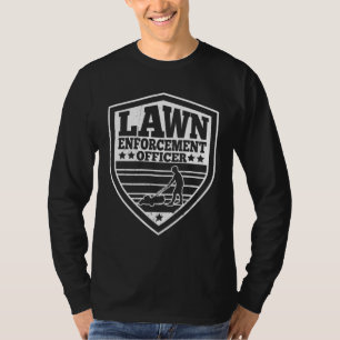 Camiseta Oficial Engraçado Responsável pela Aplicação da Le