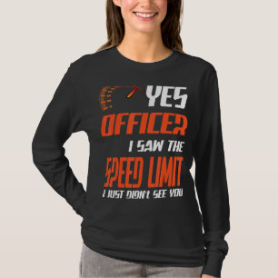 Camiseta Oficial Eu Vi A Corrida De Rua Do Limite De Veloci
